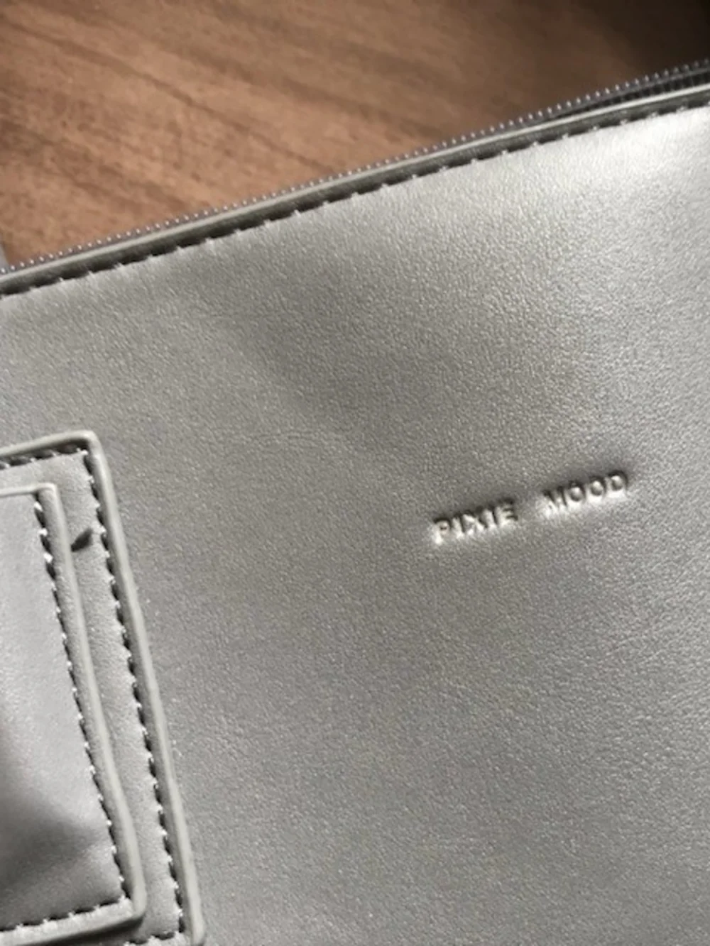 Pixie Mood Silver Structured Tote